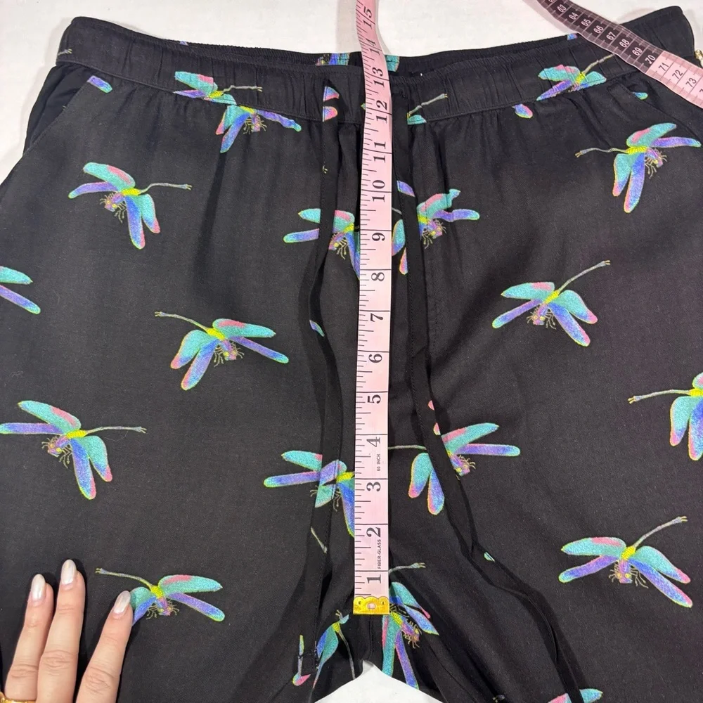 Obey Wavelength Pant Dragonfly NWT Large Elastic Waist Pockets Sustainable Tie - Picture 15 of 16
